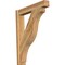 Ekena Millwork Funston Block Rough Sawn Outlooker, Western Red Cedar, 6"W x 32"D x 40"H OUT06X32X40FST05RWR - alternate 1